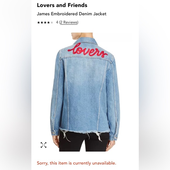 Lovers + Friends Jean jacket - Picture 1 of 8